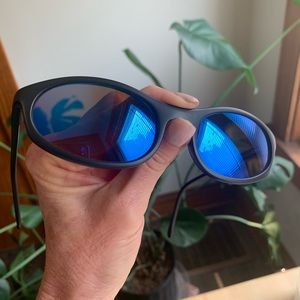 Vintage blue polarized Revo 1012/001 sunglasses.